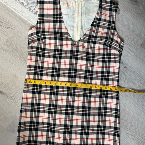 Vintage Pendleton 100% Wool‎ Dress Size 16 Preppy Academia Grunge Mod Lined - Picture 14 of 15